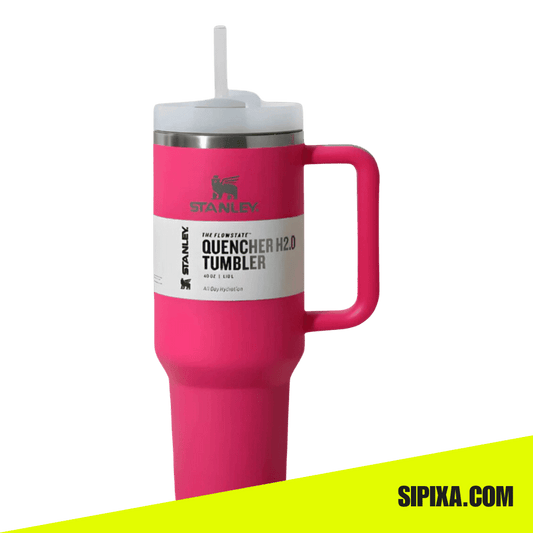 Stanley 40 OZ Tumbler Cup hot pink