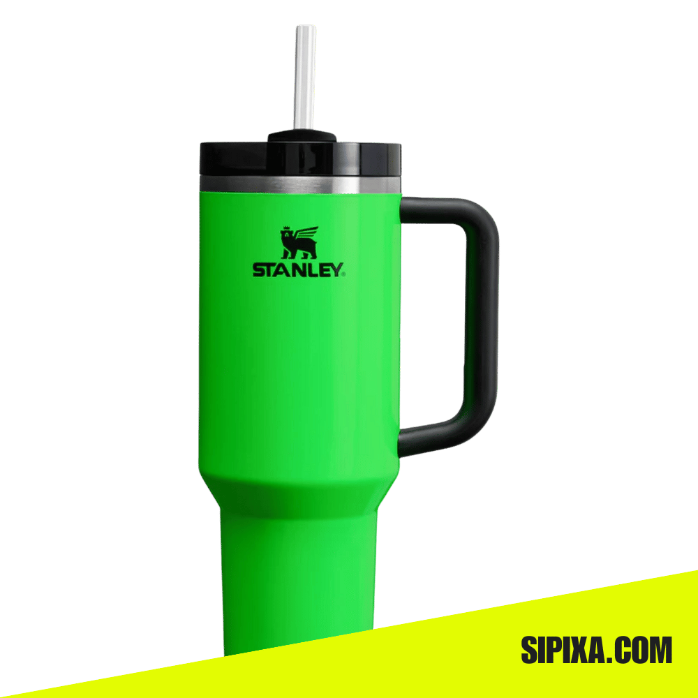 Stanley 40 OZ Tumbler Cup neon green